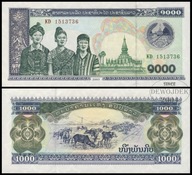 BNA - LAOS 1000 Kip 2003 KD 1513736 # P32Ab # XF/UNC