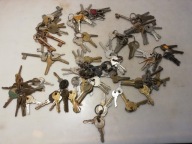 stare klucze do zamków drzwi - zbiór zestaw 1,58 kg