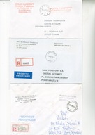 "R"Kraków,"R"Rudawa k.Krakowa-trzy ciekawe koperty