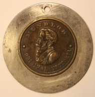 MUNDLOS - ORIGINAL VICTORIA - NIEMCY ok. 1900 r. PLAKIETKA - MASZYNA