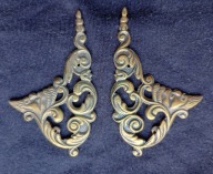 Komplet okuć mosiężnych