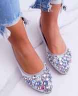 Balerinki damskie z kamykami Seastar 87 SV r39