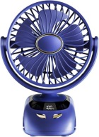 Mini Wentylator Domowy 5 Trybów, LED Wiatrak Biurkowy 6000MAH Granatowy