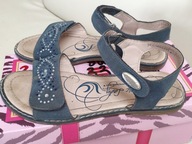 Sandały granatowe na rzep rozm. 33