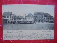 TARNOWSKIE GÓRY TARNOWITZ RYNEK STUDNIA STRONA ZACHODNIA RYNKU STRAGAN 1905