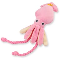 Szarpak OŚMIORNICA ze Sznurkami Różowa Zabawka Dla PSA Gryzak Wytrzymały