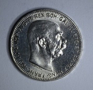 Austria, Franciszek Józef I, 1 Korona 1915r. Ag 41