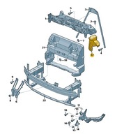Wspornik reflektora Volkswagen OE 10A803714