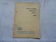 METANOMIERZ GÓRNICZY METAX MG3 INSTRUKCJA OBSŁUGI