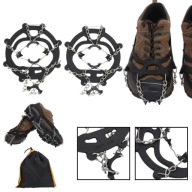 RACZKI ZIMOWE NA BUTY ANTYPOŚLIZGOWE ŁAŃCUCHY TREKINGOWE R 38-46 Z ETUI