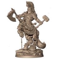 Centaur Wojownik Chaosu Potwór Druk 3D