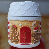 POJEMNIK / DOMEK ŚWIĄTECZNY / CIASTECZKOWY / OKRĄGŁY