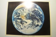 Apollo 17 view of Earth EVA NASA photo SIM Bay 1972 MSCL-95