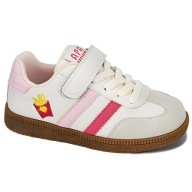 APAWWA ABC0362P SNEAKERSY BUTY SPORTOWE RZEPY FRYTECZKI BEŻOWE RÓŻ R 31