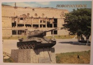 NOWOROSYJSK - CZOŁG - POMNIK - ROSJA, ZSRR, ZWIAZEK RADZIECKI