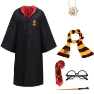 Kostium Harry Potter Gryffindor dziecięcy 125 cm + akcesoria, nowy