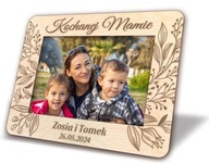 Prezent dla mamy DZIEŃ MATKI ramka na zdjęcie PERSONALIZOWANA