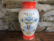 Bardzo Duży Porcelanowy Wazon_WZÓR KASZUBSKI_LUBIANA PRL