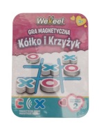 WEVEEL GRA MAGNETYCZNA PODRÓŻNA KÓŁKO I KRZYŻYK TIC_TAC_TOE 3+ 2 GRACZY