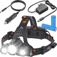 MOCNA LATARKA CZOŁOWA WODOODPORNA 3x LED T6 CREE ZOOM CZOŁÓWKA ZASIĘG 1KM