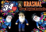 Unikatowa maskotka Krasnal Strażnik - Straży Miejskiej Wrocławia