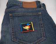 Naszywka Haftowana KOLOROWA KACZKA Duck – 6 x 5 cm