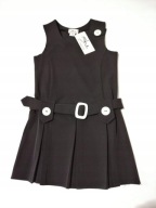 Sukienka dziewczęca Princeska Czarna Pasek 128