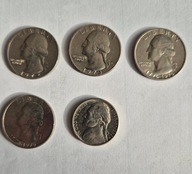 Zestaw monet obiegowych USA