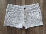 Krótkie spodenki DENIM koronka 140
