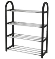 PÓŁKA NA BUTY OBUWIE ORGANIZER SZAFKA STOJAK REGAŁ 50 x 57 x 19 cm czarny