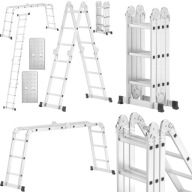 DRABINA ALUMINIOWA PRZEGUBOWA WIELOFUNKCYJNA 4X3 DO 150 kg HIGHER SKŁADANA