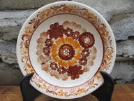 Ozdobny Talerz do Powieszenia_FAJANS WŁOCŁAWEK PRL_ 1