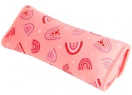 Welurowa Poduszka i Nakładka na Pas Bezpieczeństwa 2w1 Ochraniacz SERDUSZKA