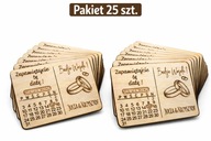 25 x Magnes „Save the Date” – wyjątkowy dodatek do zaproszeń ślubnych