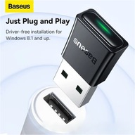 Adapter Bluetooth BASEUS v5.3 do USB - Nadajnik do PC Laptopa Adapter BT5.3