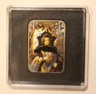 KARL BRULOV - 1 $ DOLAR 2010 NIUE - "MALARZE ŚWIATA" - CERTYFIKAT, RZADKOŚĆ