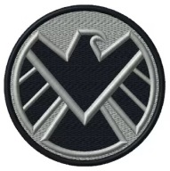 Termo Naszywka Tarcza Shield Marvel Nick Fury Haft Haftowana Naprasowanka