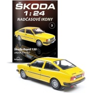 SKODA RAPID 130 Škoda nadčasové ikony nr 3 DeAgostini 1:24 Kultowe PRL