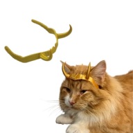 Rogi lokiego czapka maska korona dla kota