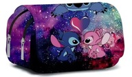 Piórnik szkolny typu saszetka z nadrukiem Lilo & Stitch