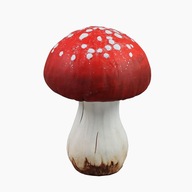 Ceramiczny grzyb grzybek muchomor 23 cm