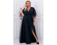 Suknia wieczorowa plus size Evita rozmiar 46 czarny