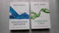 SZALENSTWO ZMYSLOW + GORACZKA CIALA t. 1,2 trylogii BEZ TCHU - Banks