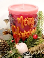 Stroik Boże Narodzenie Świeca Dekoracja Prezent