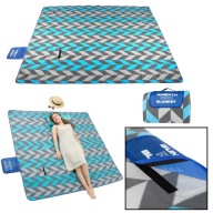 KOC PIKNIKOWY PLAŻOWY TERMICZNY DUŻY 200 x 200 CM SUN PRO NIEBIESKI