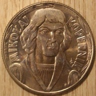 10 ZŁ ZŁOTYCH 1965 MIKOŁAJ KOPERNIK, ŁADNY STAN, RZADSZY ROCZNIK