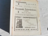 1933 NOWINY LEKARSKIE pół ROCZNIK DWUTYGODNIK