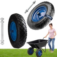 KOŁO KÓŁKO DO TACZKI TACZEK 4.00-8 4PR MOCNE Z DĘTKĄ POMPOWANE 250 KG