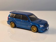 HotWheels Subaru Forester STI - złote koła i japońskie tablice + gratis