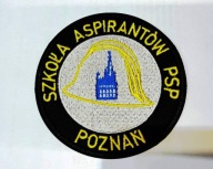 Szkoła Aspirantów pożarnictwa Poznań. Naszywka strażacka